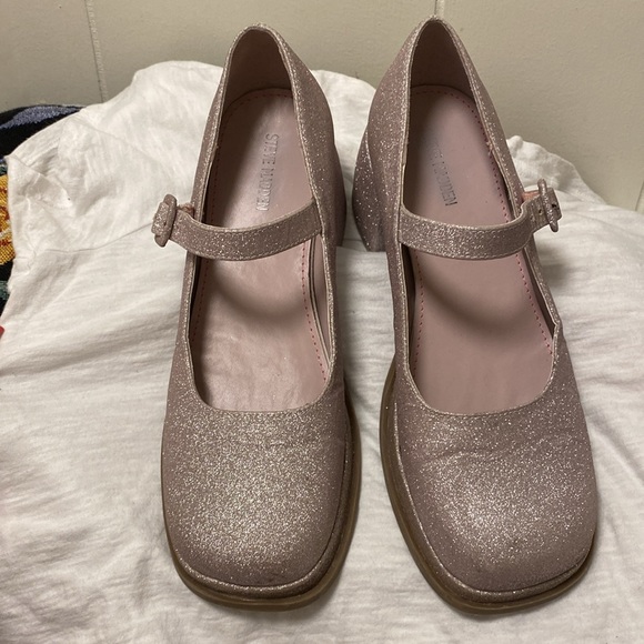 Steve Madden SZ 6 Shoes Sparkling Pink - Picture 4 of 6